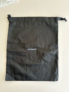 Dolce & Gabbana Black Drawstring Pouch dust bag